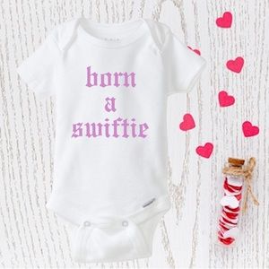 Born a Swiftie, Swiftie baby onesie®, Baby shower gift, Reputation